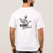 Halloween Briefmarke Collection "Mummy Unleashed" T-Shirt (Rückseite)