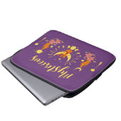 Halloween Briefmarke Collection "Mysterious" Laptopschutzhülle (Vorne Knopf)