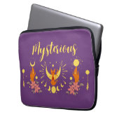 Halloween Briefmarke Collection "Mysterious" Laptopschutzhülle (Vorderseite Links)