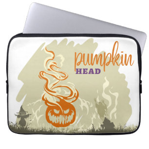 Halloween Briefmarke Collection "Pumpkinhead" Laptopschutzhülle