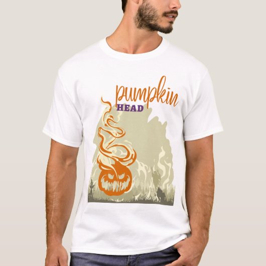 Halloween Briefmarke Collection "Pumpkinhead" T-Shirt (Vorderseite)