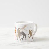 Halloween Briefmarke Collection "The Living Dead" Espressotasse (Vorderseite Rechts)