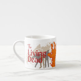 Halloween Briefmarke Collection "The Living Dead" Espressotasse