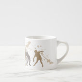 Halloween Briefmarke Collection "The Living Dead" Espressotasse (Rechts)