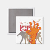 Halloween Briefmarke Collection "The Living Dead" Magnet (Vorderseite/Rückseite)