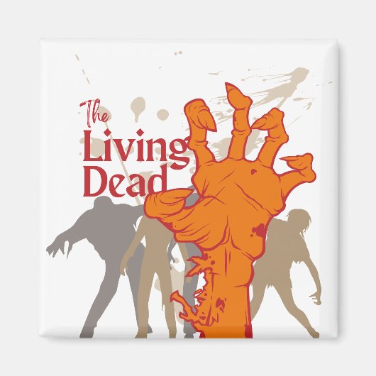 Halloween Briefmarke Collection "The Living Dead" Magnet (Vorne)