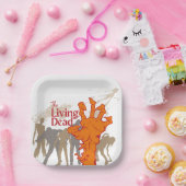 Halloween Briefmarke Collection "The Living Dead" Pappteller (Party)