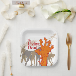 Halloween Briefmarke Collection "The Living Dead" Pappteller