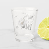 Halloween Briefmarke Collection "The Living Dead" Schnapsglas (Rückseite)