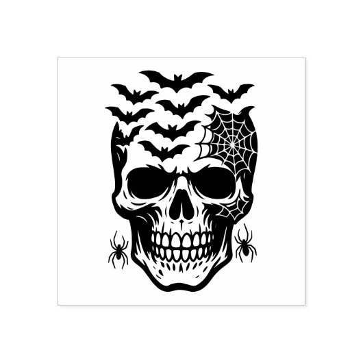 Halloween-Briefmarke Gummistempel (Prägung)