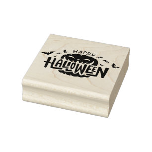 Halloween-Briefmarke Gummistempel
