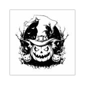 Halloween-Briefmarke Gummistempel (Prägung)