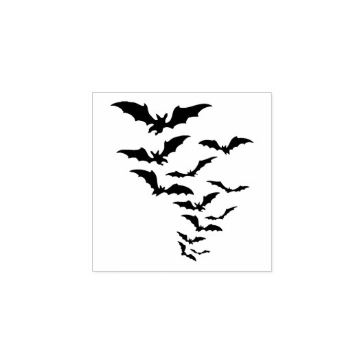 Halloween-Briefmarke Gummistempel (Prägung)