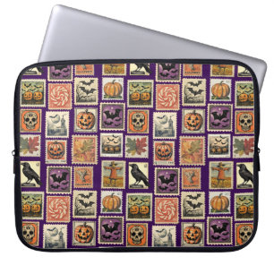 Halloween-Briefmarke-Muster - Notebook-Fall Laptopschutzhülle