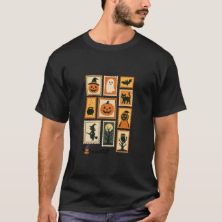 Halloween-Briefmarke T-Shirt