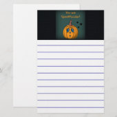 Halloween Briefpapier (Vorne/Hinten)