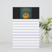 Halloween Briefpapier (Stehend Vorderseite)