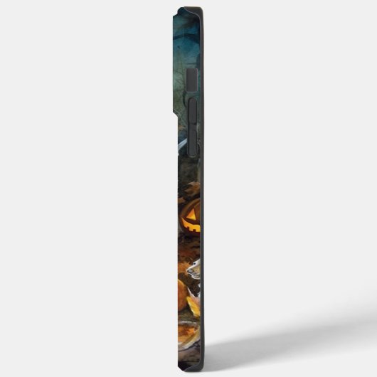 Halloween Brittany Spaniel mit Pumpkins Beängstige Case-Mate iPhone Hülle (Rückseite / Links)