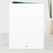 Halloween Brittany Spaniel mit Pumpkins Beängstige Karte (Rückseite)