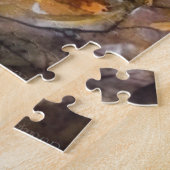 Halloween Brittany Spaniel mit Pumpkins Beängstige Puzzle (Seite)