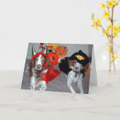 HALLOWEEN BRITTANYS KARTE (Gelbe Blume)