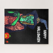 HALLOWEEN BROOMHILDA DAS UGLY WITCH-Rätsel Puzzle (Horizontal)