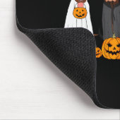 Halloween Brown Labrador Ghost Soky Chocolate Lab  Mousepad (Ecke)