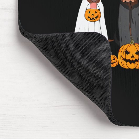 Halloween Brown Labrador Ghost Soky Chocolate Lab  Mousepad (Ecke)