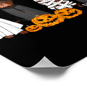 Halloween Brown Labrador Ghost Soky Chocolate Lab  Poster (Ecke)