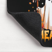 Halloween Bruh Ghost Boo Skull Pumpkin Trick or Tr Mousepad (Ecke)