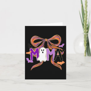 Halloween Brushstroke Boo Mama Spooky Coquette Pre Karte