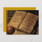 Halloween Buch der Tränke ~ Postkarte (Vorne/Hinten)