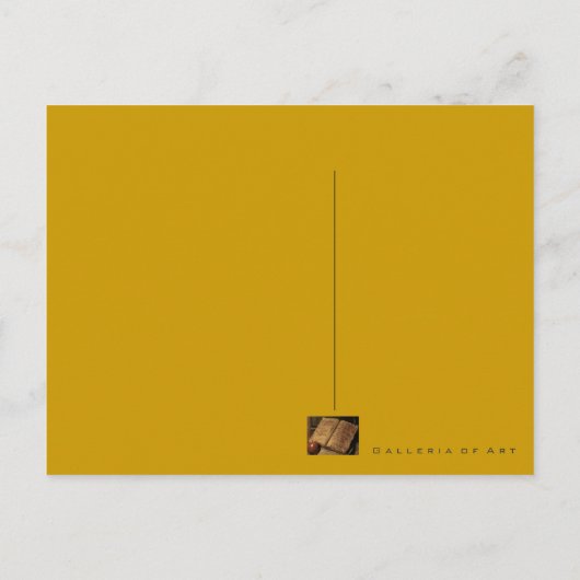 Halloween Buch der Tränke ~ Postkarte (Rückseite)