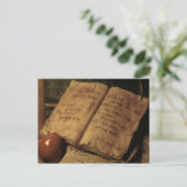 Halloween Buch der Tränke ~ Postkarte (Stehend Vorderseite)