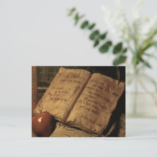 Halloween Buch der Tränke ~ Postkarte (Stehend Vorderseite)