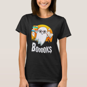 Halloween-Bücher-Bibliothekar Englischlehrer Leser T-Shirt