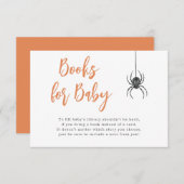 Halloween-Bücher für Kinderkarte Begleitkarte (Vorne/Hinten)