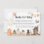 Halloween-Bücher für Kinderkarte Mitteilungskarte (Vorderseite)