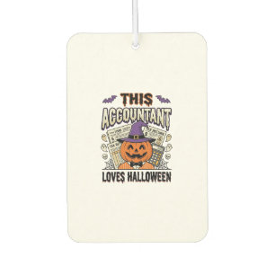 Halloween-Buchhalter Lustige Gruselige Steuersaiso Autolufterfrischer