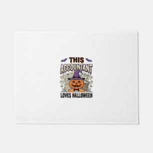 Halloween-Buchhalter Lustige Gruselige Steuersaiso Fußmatte