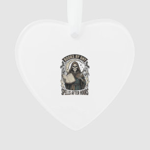 Halloween Buchhalterin Hexe Vintage Sensenmann Des Ornament