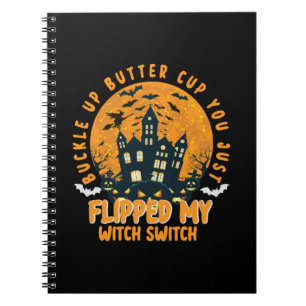 Halloween Buckup Batter Cup Sie Geburtstag Notizblock