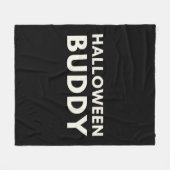 Halloween Buddy Fleecedecke (Vorderseite (Horizontal))