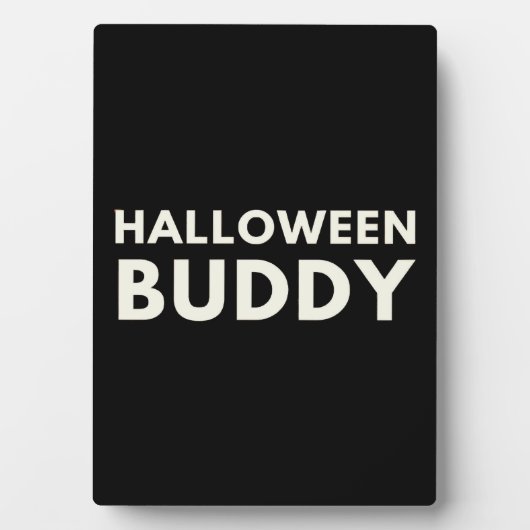 Halloween Buddy Fotoplatte (Vorderseite)