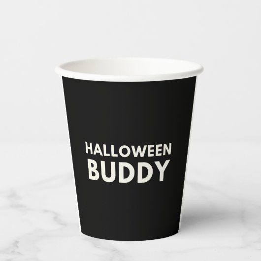 Halloween Buddy Pappbecher (Vorderseite)
