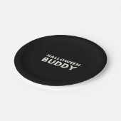 Halloween Buddy Pappteller (Schrägansicht)