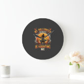 Halloween Budget Spuk Große Wanduhr (Zuhause)
