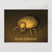 Halloween Bug Postkarte (Vorderseite)