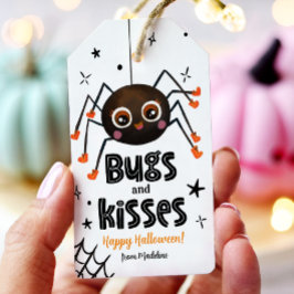 Halloween Bugs und Kisses Spider Trick oder Treat Geschenkanhänger