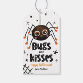 Halloween Bugs und Kisses Spider Trick oder Treat Geschenkanhänger (Vorderseite)
